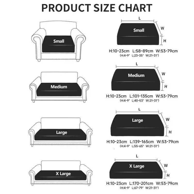1pc Jacquard Sofa Cover Anti-Dirty Elastic Scratch-Resistant Couch Cover for Living Room 1 2 3 4 Seater L Shaped Full Set M251204 - view 6