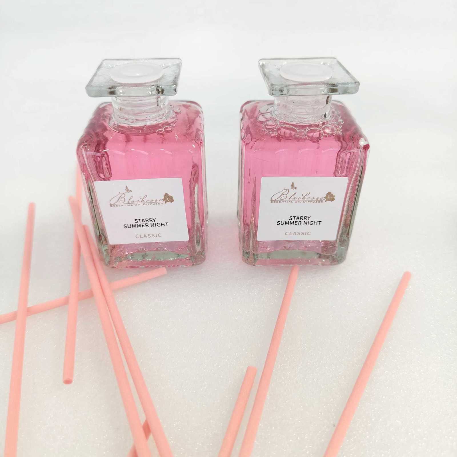 50ml Fireless Aromatherapy Reed Diffuser Set - Home/Hotel Toilet Deodorant Air Freshener Room Ornament Y251204