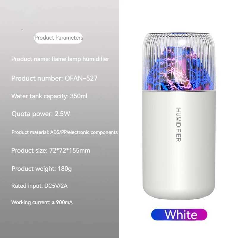 Air Humidifier Portable Mini USB Ara Diffuser With Cool LED Light Mist For Bedro He Car Plants Purifier Humificador 350ml C251204
