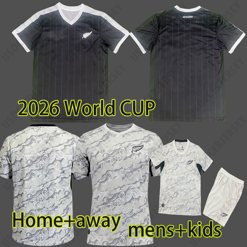 World Cup 2026 2027 New Zealand national team home away Football shirt CHRIS WOOD BEN WAINE soccer jerseys ANDRE DE JONG RYAN THOMAS SARPREET SINGH men kids uniforms