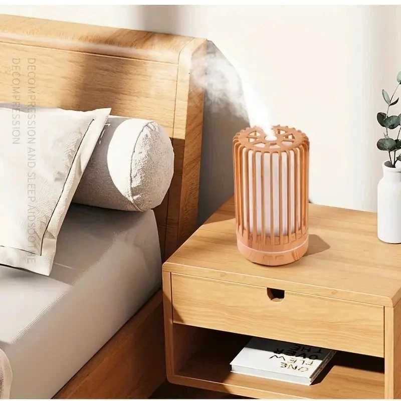 Air Humidifier Aratherapy hine Bird Cage trasonic USB Humidifier Essential Oil Diffuser With Colorf Night Lights C251204
