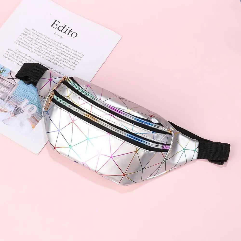 Fashion Geometric Patterns Wallet Bag Women Waist Packs Fanny Pack Pouch Hip Purse Satchel Laser Belt BagsT251204