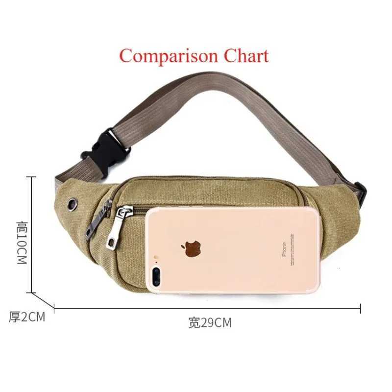 Men Waist Pack Waist Bag Funny Pack Belt Bag Men Chain Waist Bags Phone Pouch Man Belt Pouch Mens Bag Sports CasualT251204
