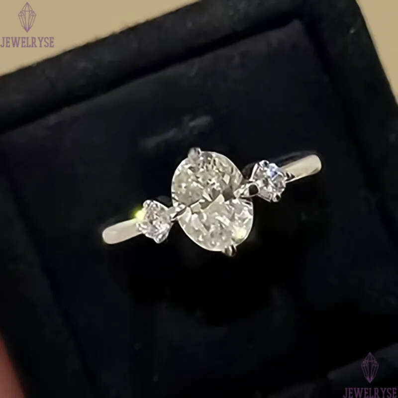 s925 sterling silver ring for woman wed 7x9mm oval cut diamond wedding party 5A cubic zirconia luxury designer engagement rings womens jewelry size 6-