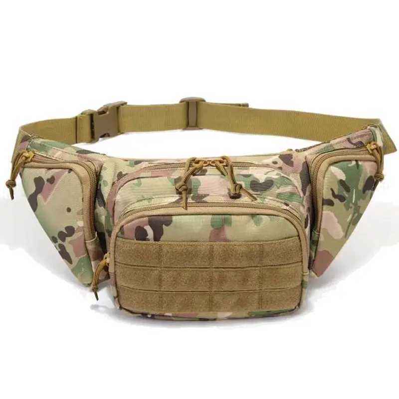 Multi functional outdoor hiking leisure waist bag sports bag cycling bag single shoulder tactical waist bagT251204