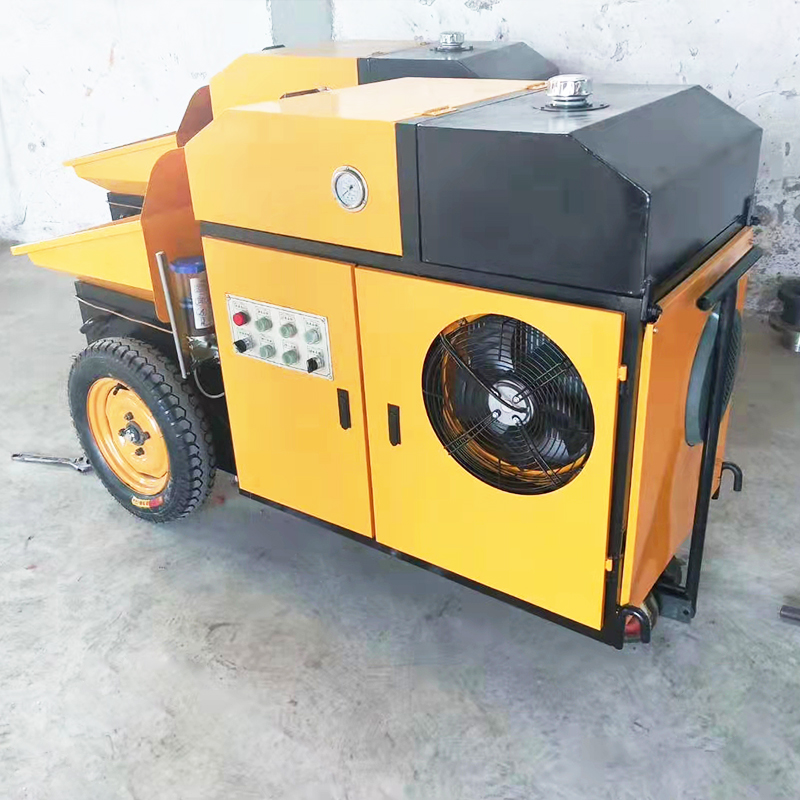 Efficient and Affordable Cement Pump Solution | Features Integrated Mixer for Ready-to-Use Concrete Delivery