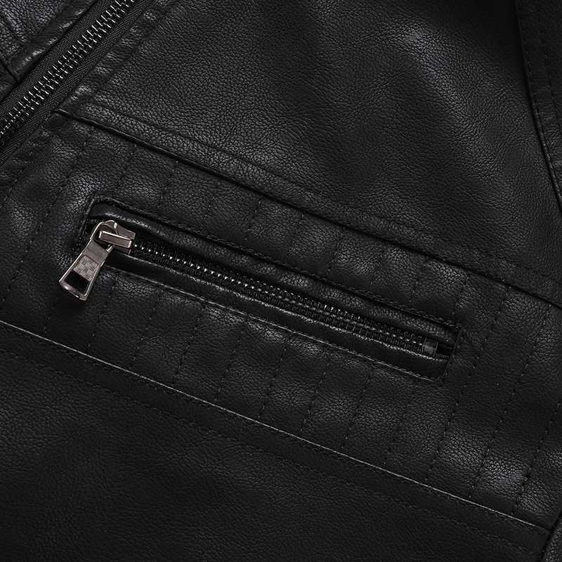 American Style Hooded Fashion Leather Jacket Male High Quality Blazers Retro Coat Men Windproof Keeps Warm Brand Leathe JacketT251204