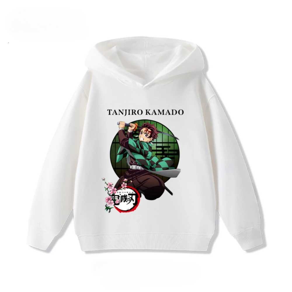 Demon Slayer Kimetsu No Yaiba - Muichiro Tokito Tanjiro Childrens Hoodies Autumn and Winter Warm Childrens SweatshirtsW251204