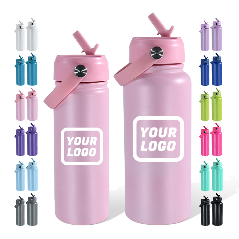 Wholesale 32oz Stainless Steel Sports Water Bottle Double Wall Insulated Vacuum Flask