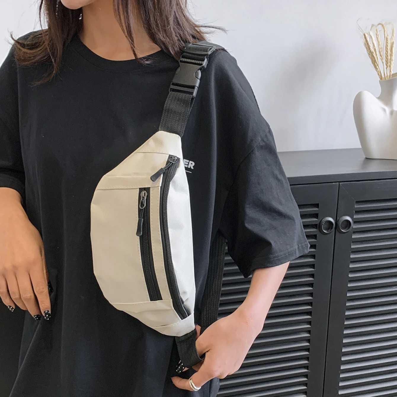 Fanny Pack Waist Bag Sports Festival Workout Traveling Running Large Crossbody Casual Hands-Free Wallets Waist Pack Phone BagT251204