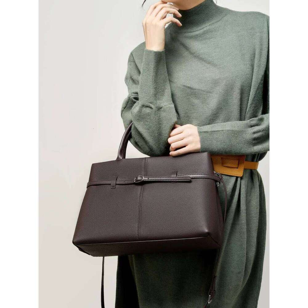 Luxury Bag Designer Top Handle Bags Genuine Woman Shoulder Handbags Ladies Crossbody Bags Luxury Minimalism Cattle Leather