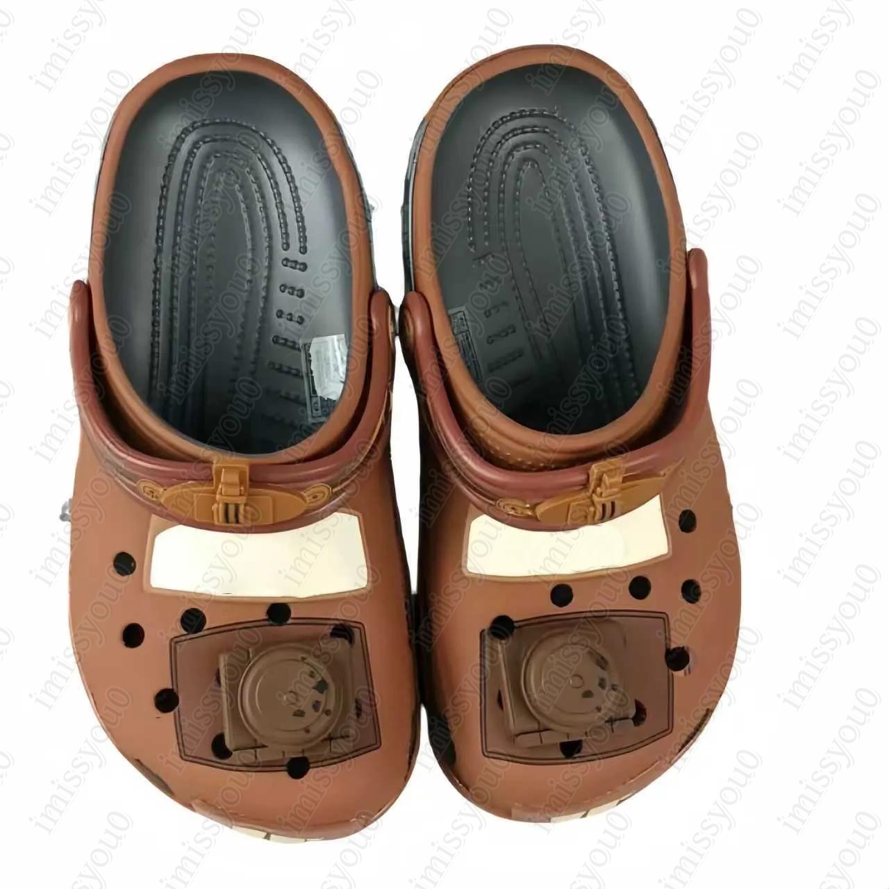 Designer Slippers Women Mens slides car Charms slider Sandal Slide Platform Sandals beach shoes summer vacation fur big sizes casual shoes