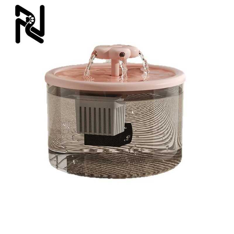 15L Ultra-Quiet Smart Cat Water Fountain with Automatic Filter and Burnout Prevention Recirculating Dog Water Dispenser Pump M251204