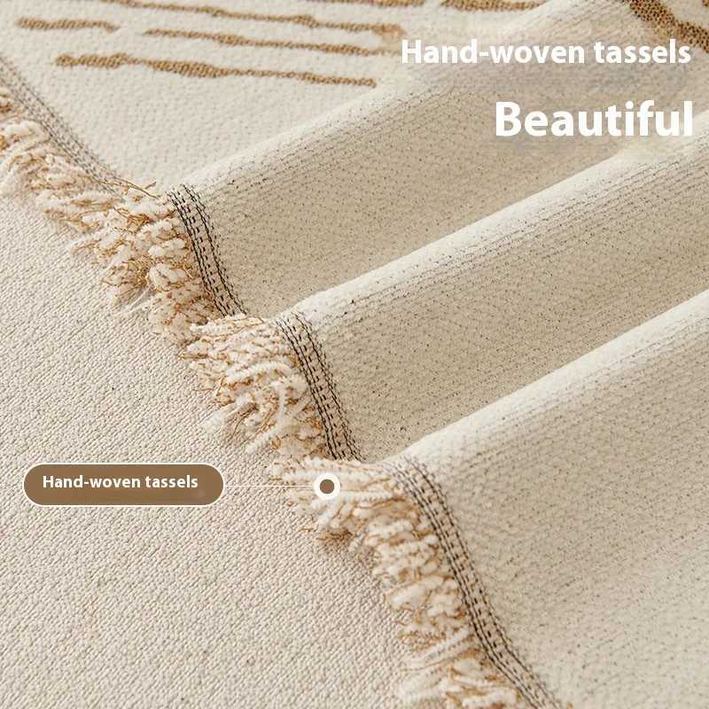 Chenille Sofa Cover Reversible 4-Season Couch Slipcover for 2/3/4 Seater Living Room Anti-Slip Protector M251204 - view 6
