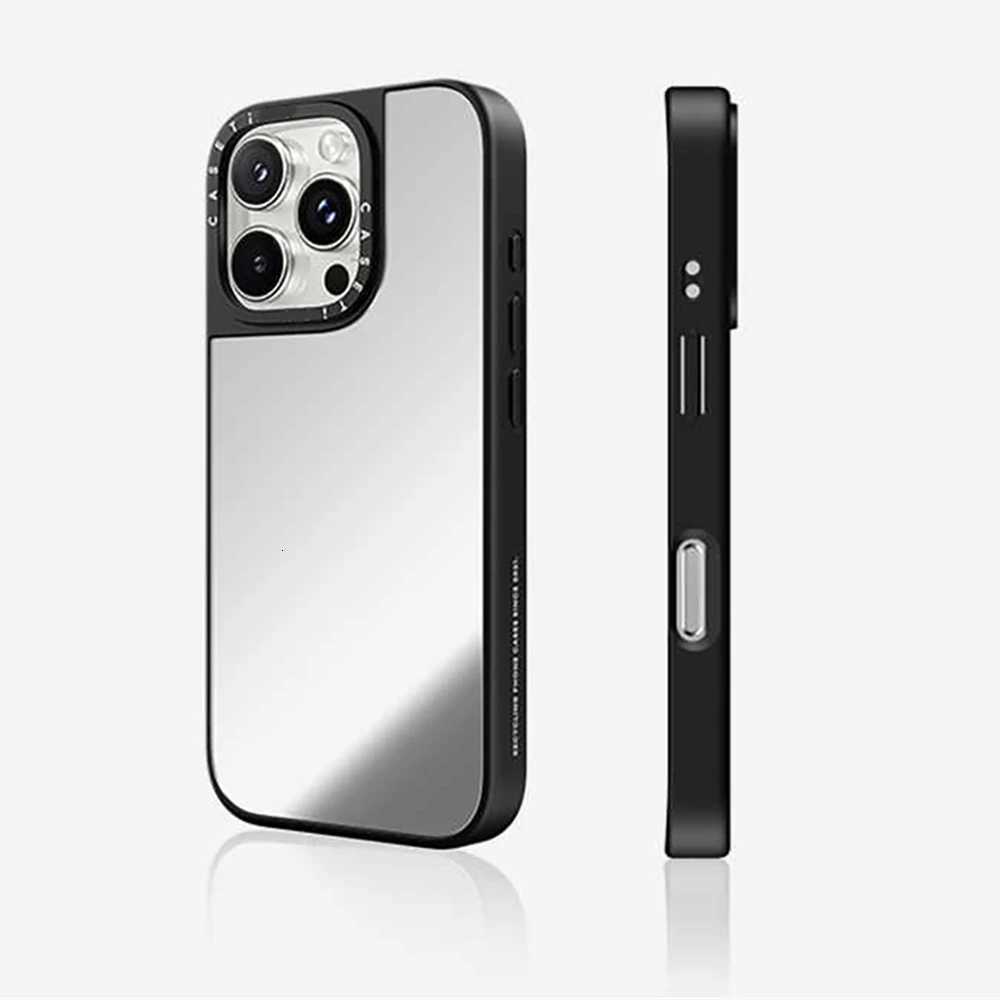 CASE Make-up Mirror For Phone Case for iPhone 12 13 14 15 16 Pro Max 15Plus With Bracelet Wrist Ch Magnetic Cover H251203