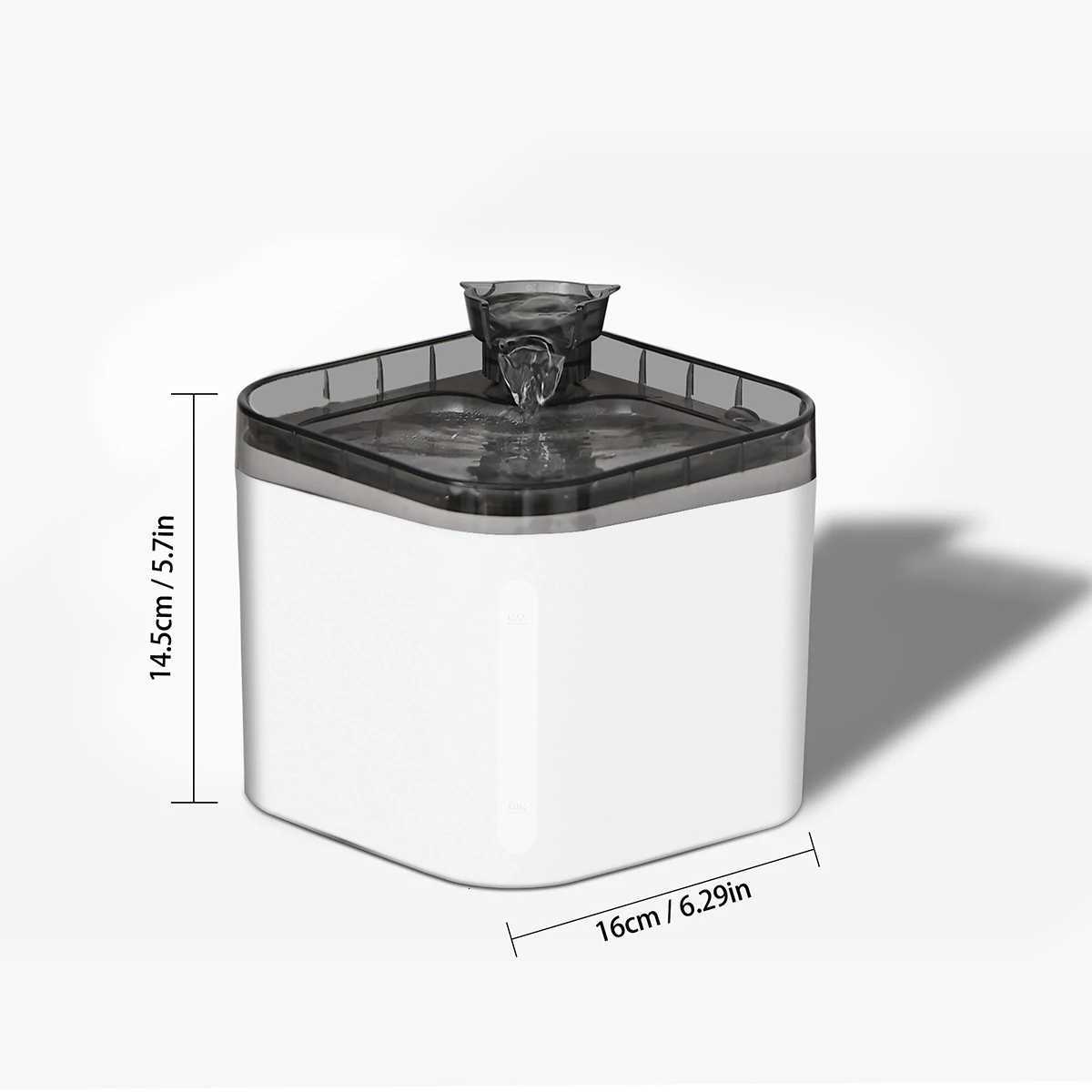 Cat Water Fountain Pet Water Dispenser for Cats Dogs Inside FiltersUltra-Quiet Pump 22L/74oz Dog Cat Dringing Fountain M251204