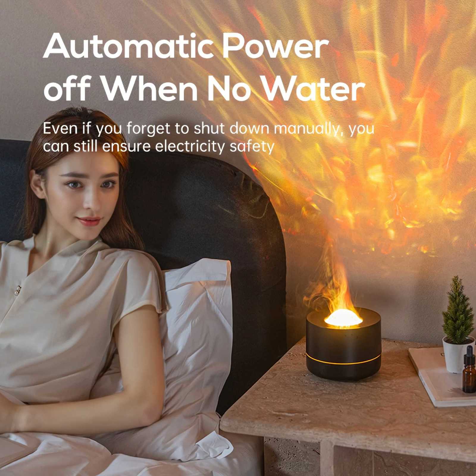 2025 New Star Projection Humidifier Colorf Gradient Atmosphere Lighting 360 Rotating Projection for Bedro/Off/Hotel C251204