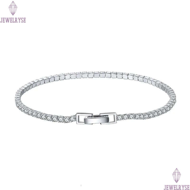 2mm diamond tennis bracelet designer woman 925 sterling silver chain white green black zirconia charm gold bracelets womens luury jewelry mother frien
