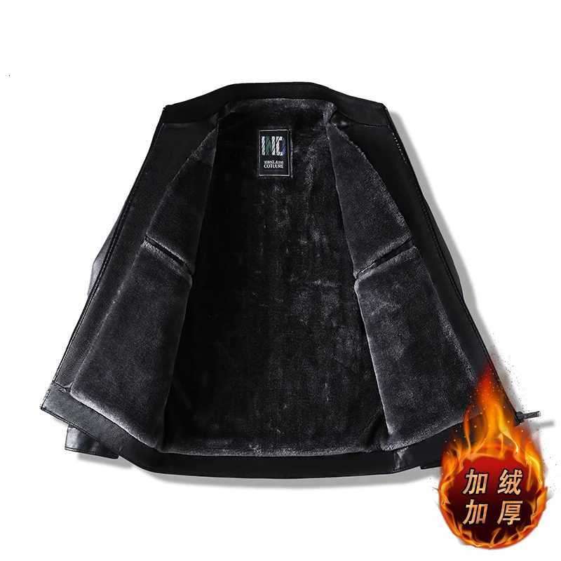 New Men Fashion Casual Fur Integrated Leather Coat Winter Men Mid-Length Thickened Wool Liner Warm Sheep Leather JacketT251204