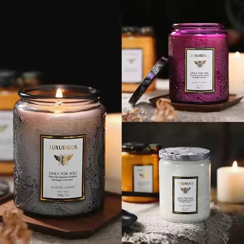 one Fragrant Candle Cans Room Decoration Soy Wax Smokeless Aroma Low Temperature Romantic Oil Fragrance Velas Birthday Candles Y251204