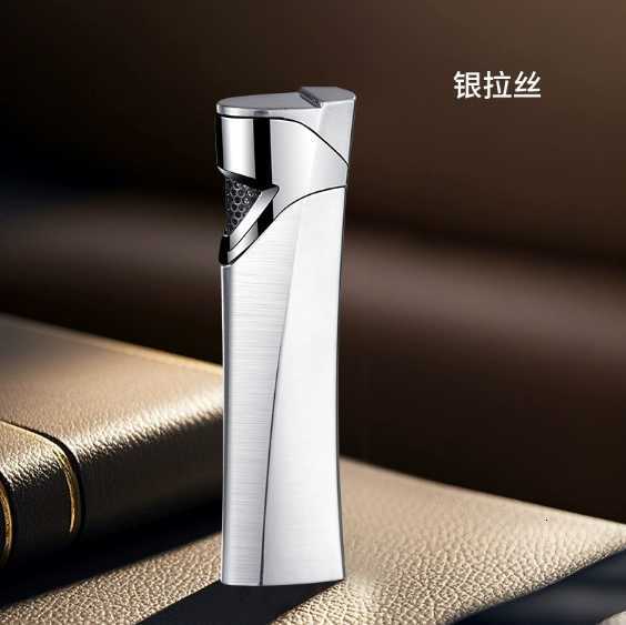 2025 New Thin Inflatable Creative Windproof Light and Portable High-Grade Metal Lighter Gifts for Men C251204