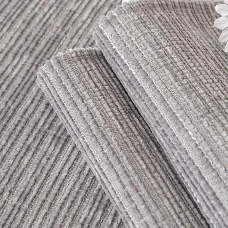 Winter New Style Plush Sofa Cushion Modern Simple Non-Slip Solid Color Corduroy Striped Sofa Cushion Towel M251204 - view 3