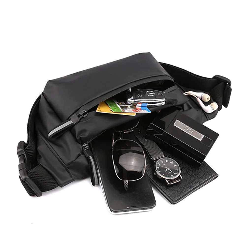 Men Waterproof Belt Bag Fashion Chest Bag Pack Male Waist Bag Outdoor Sports Fanny Pack Mens Travel Cross Shoulder Bag Bags SacT251204
