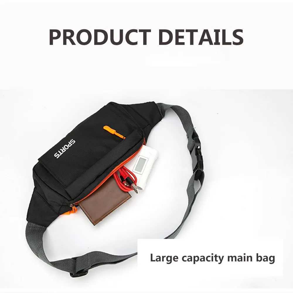 Kangaroo Bum Hip Fanny Waist Bag Pack For Men Women Waterproof Male Belt Pouch Belly Banana Ladies Sachet Mobile Running WalletT251204