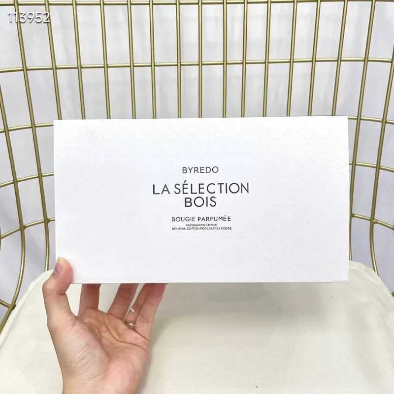 Aromatherapy Candle 70g 3pcs Set Gift Bohemia Cotton Poplin Tree House Burning Rose Scented Candle Home Fragrance Decoration Y251204