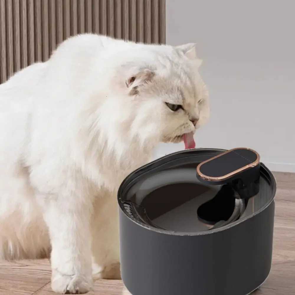 3L Automatic Cat Water Fountain Plastic Large Capacity Pet Drinking Fountain Electric USB Plug Automatic Sensor Drinker M251204