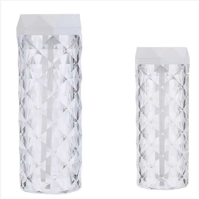 USB air humidifier 500ML spray per fragrance diffuser household car off LED night light crystal humidifier C251204