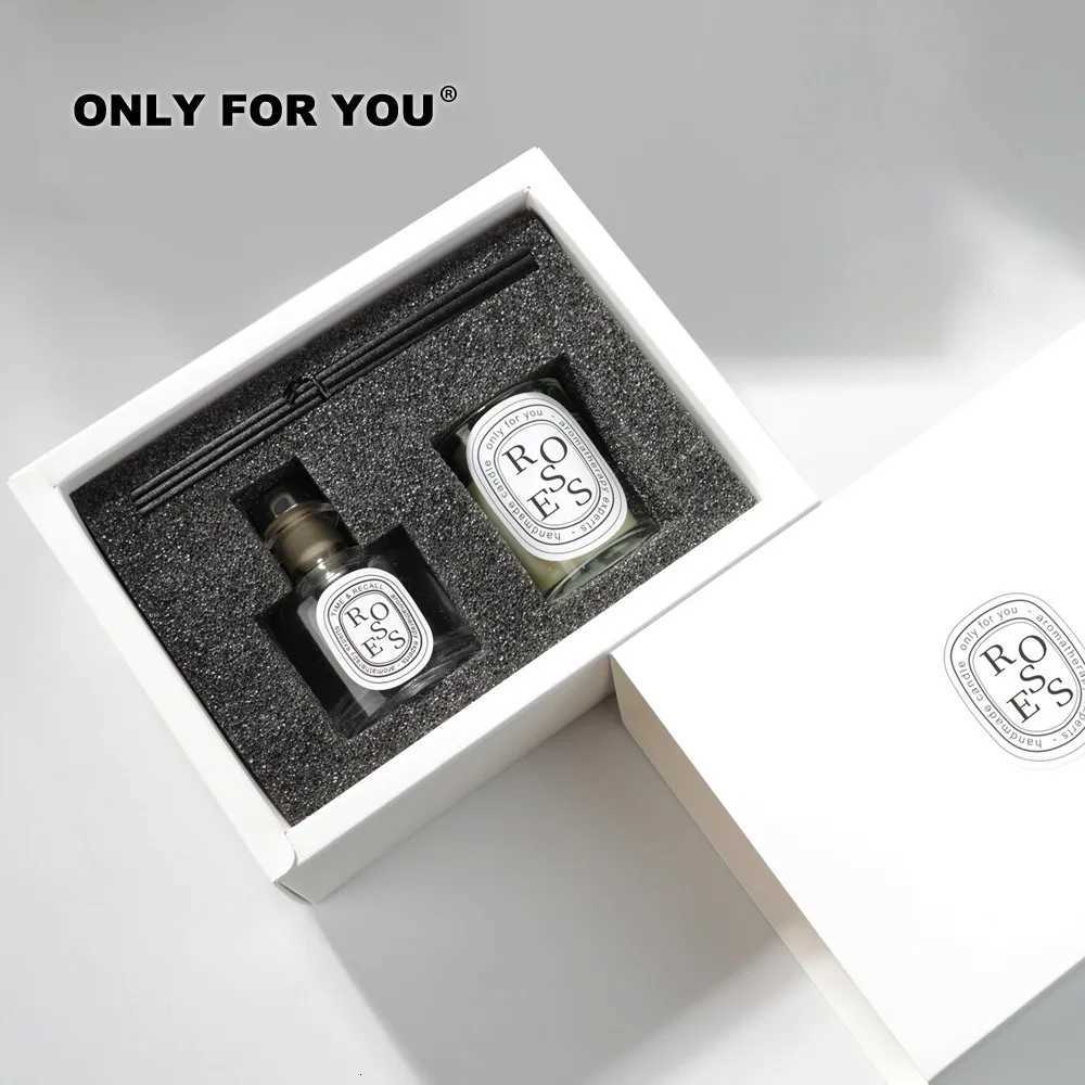 50ml Reed Diffuser Bottle Paired with Essential Oil Candle Diffuser Gift Set Hotel Home Aromatherapy Air Freshener Home Decorati Y251204