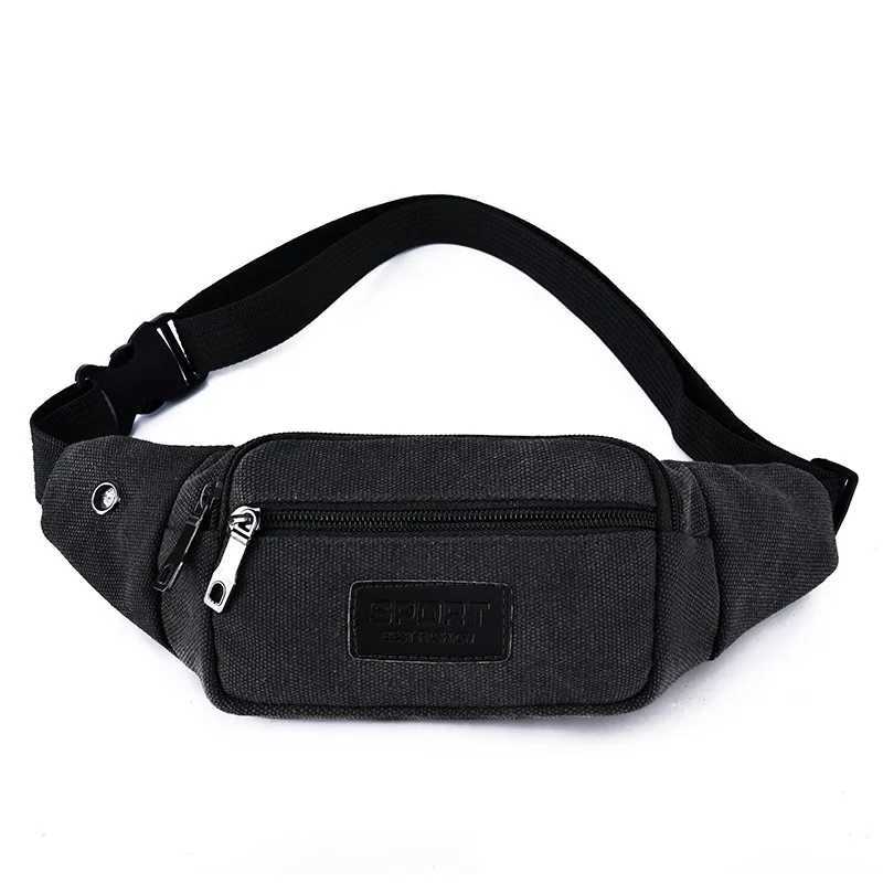 Men Waist Pack Waist Bag Funny Pack Belt Bag Men Chain Waist Bags Phone Pouch Man Belt Pouch Mens Bag Sports CasualT251204