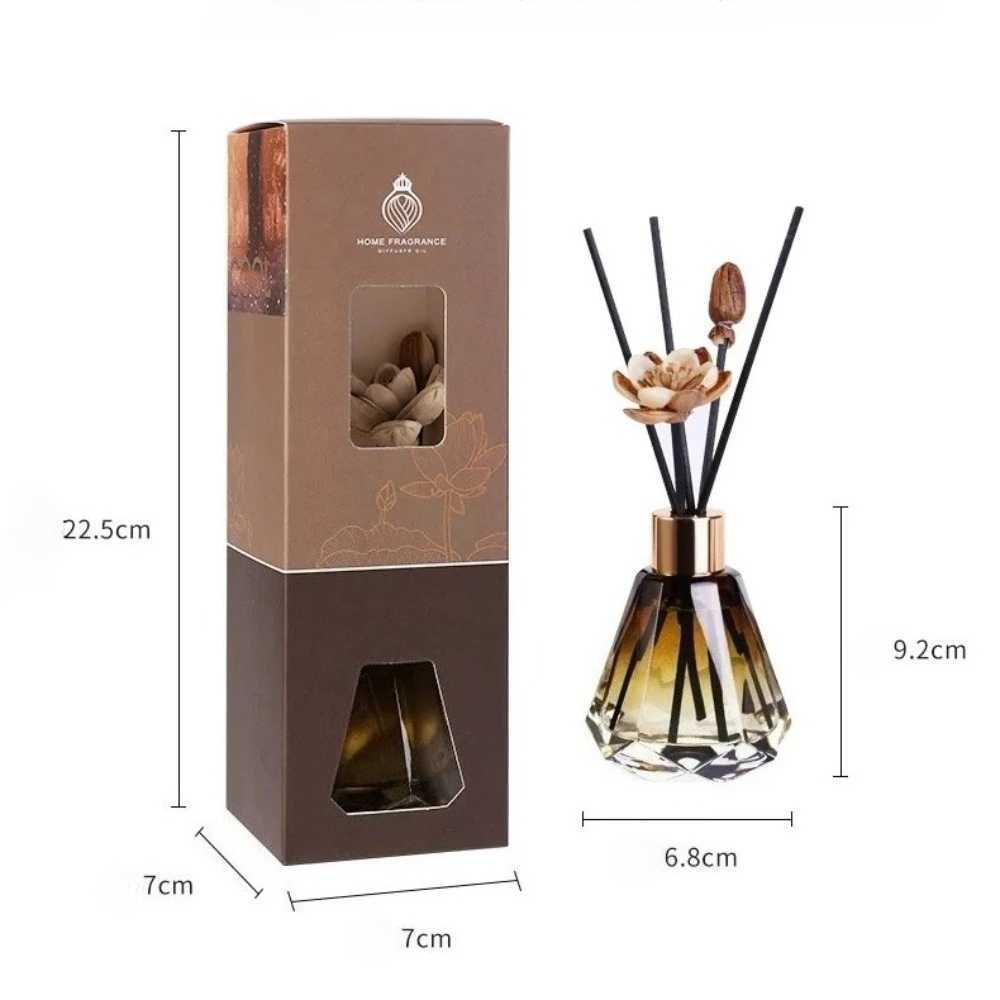60ml Fire-free Aromatherapy Essential Oil Set Hotel Indoor Bathroom Aromatherapy Ornaments Air Freshing Aromatic Agent Fragrance Y251204