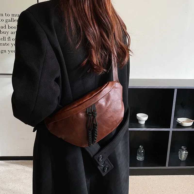 Fashion Soft Leather Waist Bag Ladies Fanny Pack High Quality Shoulder Belt Purse Bags Fashion Designer Crossbody Chest BagsT251204