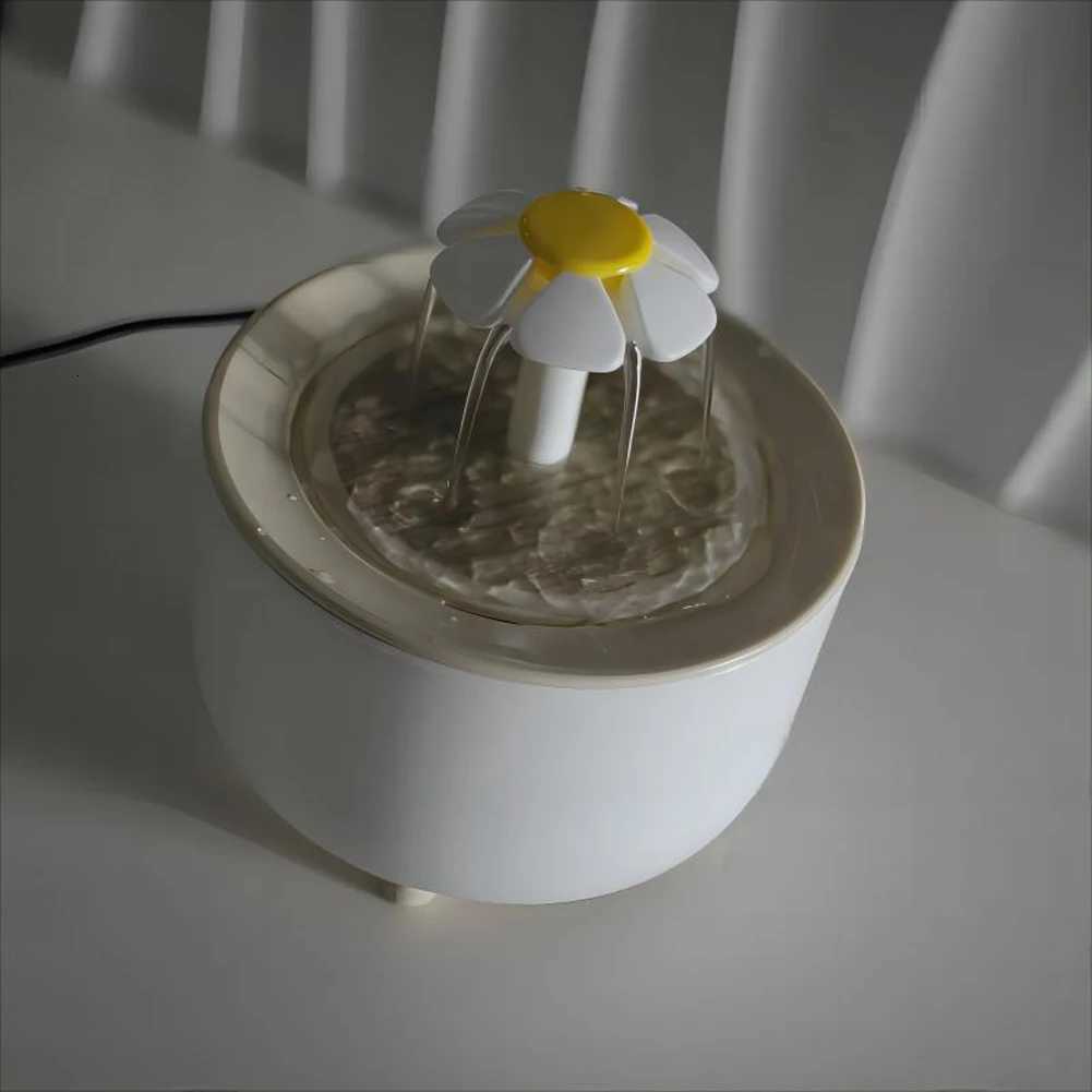 1200ml USB Electric Mute Pet Drink Bowl Automatic Cat Water Fountain Filter Cats Water Dispenser Automatic Cat Drink Bowl Filter M251204