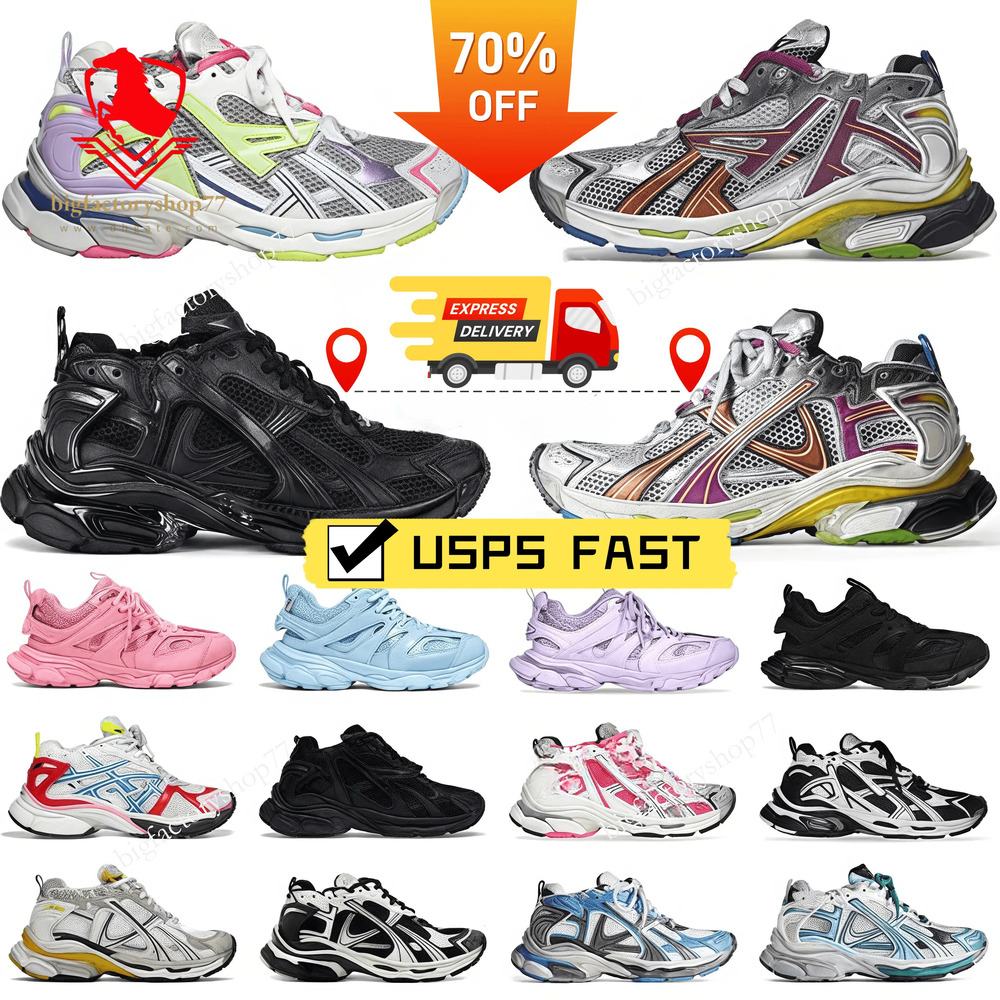 2026 TOP Baleniagly Track Runners 7.0 7.5 3.0 Womens Mens Track 3.0 Shoes Paris Transmit Sense Sneakers Pink Green Colorful Burgundy Trainers Big Size 13 Luxury Shoes
