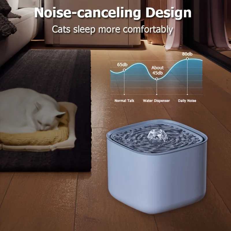 3L Automatic Pet Water Fountain with 3pcs Filter Chips Silent Drinking Dispenser for Cats Dogs Replacement Filters for sale M251204