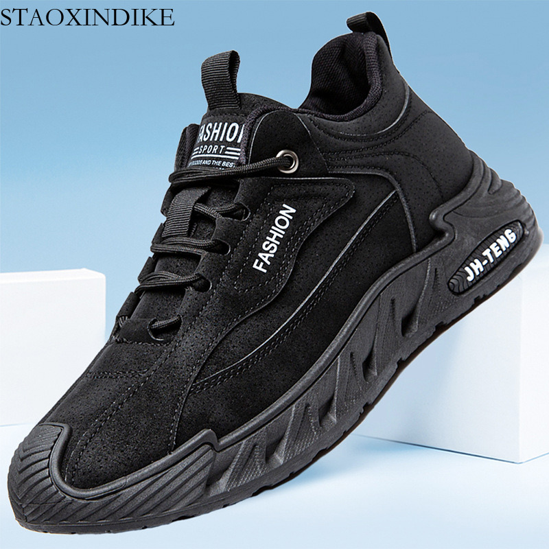 Cross-Border Plus Size Men's Shoes 2025 Model Sports Shoes Men's Casual Shoes Running Travel Shoes Comfortable Breathable Dad Shoes