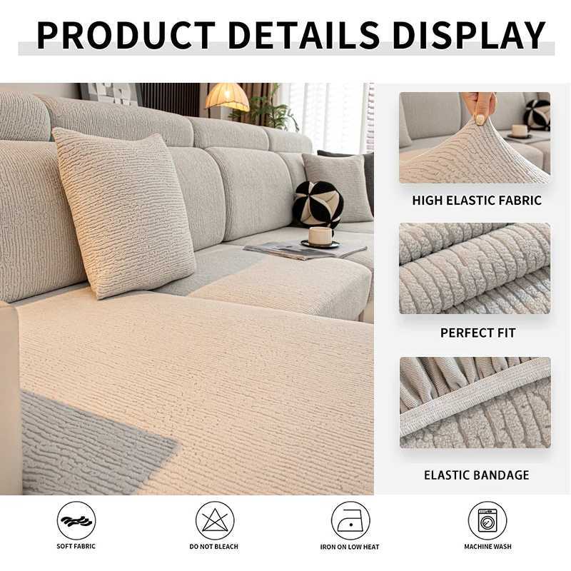 Thicken Stretch Sofa Seat Cushion Cover All-inclusive Sofa Cushion Cover Soft Anti Slip Sofa Slipcover Dogs Furniture Protector M251204 - view 5