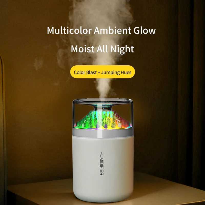 Cloud humidifier colorf atmosphere light mini portable car cut fragrance cup seat design delicate spray he humidification C251204