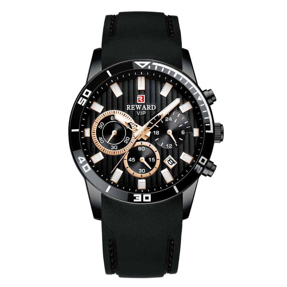 Tape Quartz Calendar Men's Six-Hand Export Watch