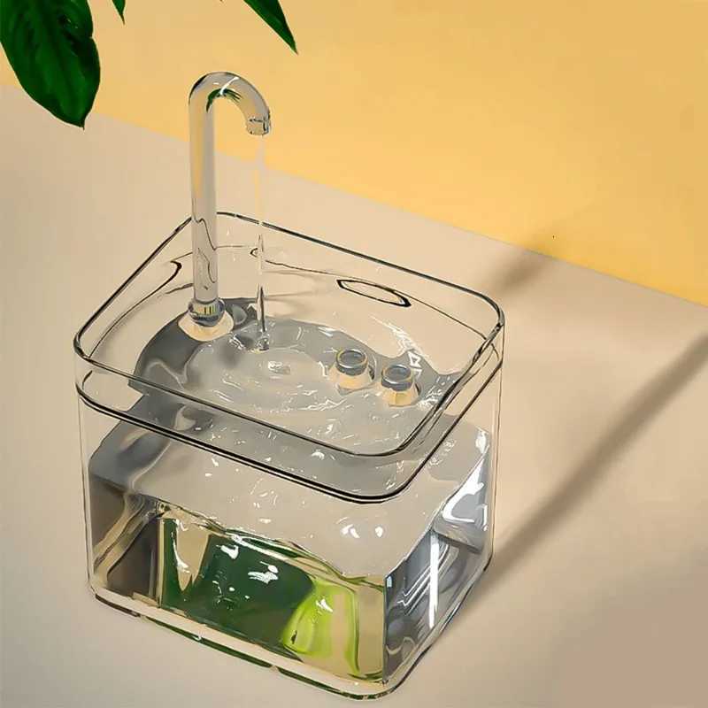 Fountain Cat Water Auto Filter Transparent Cat Drinker USB Electric Mute Recirculate Filtering Drinker for Cats Water Dispenser M251204 - view 6