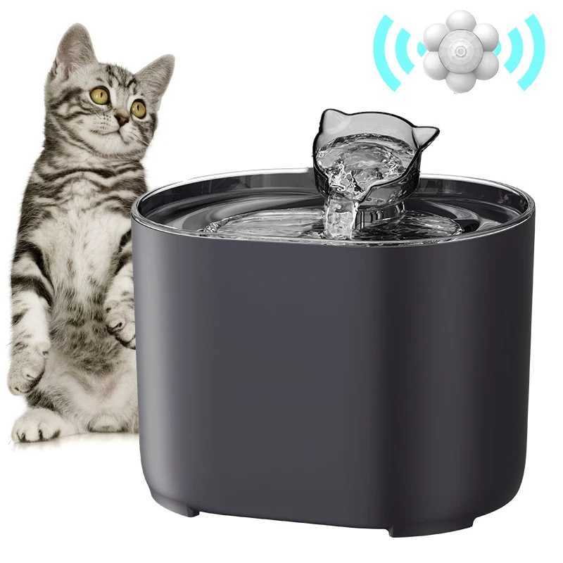 Cat Water Fountain Auto Filter USB Electric Mute Cats Dog Drinker Bowl Recirculate Filtring Drinker for Cats Pet Water Dispenser M251204