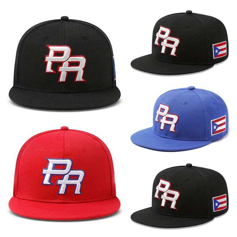 2025 Fashion and Creative New Flat Edge Hat PR Puerto Rico Side Flag Hip Hop Hat Outdoor Leisure Daily Sunshade Hat Baseball Hat J251204