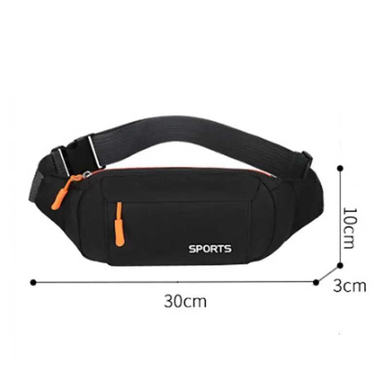 Waterproof Waist Pack Women Sports Running Waist Bag for Men Mobile Phone Holder Belt Bag Gym Fitness Travel Pouch Chest BagsT251204