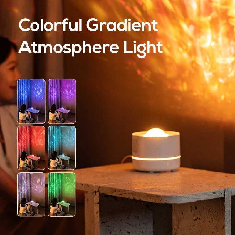 Colourf Starry Sky Projection Air Humidifier 360 Dynamic Rotation 30-45ml/h Fine Water Mist USB Essential Oil Ara Diffuser C251204