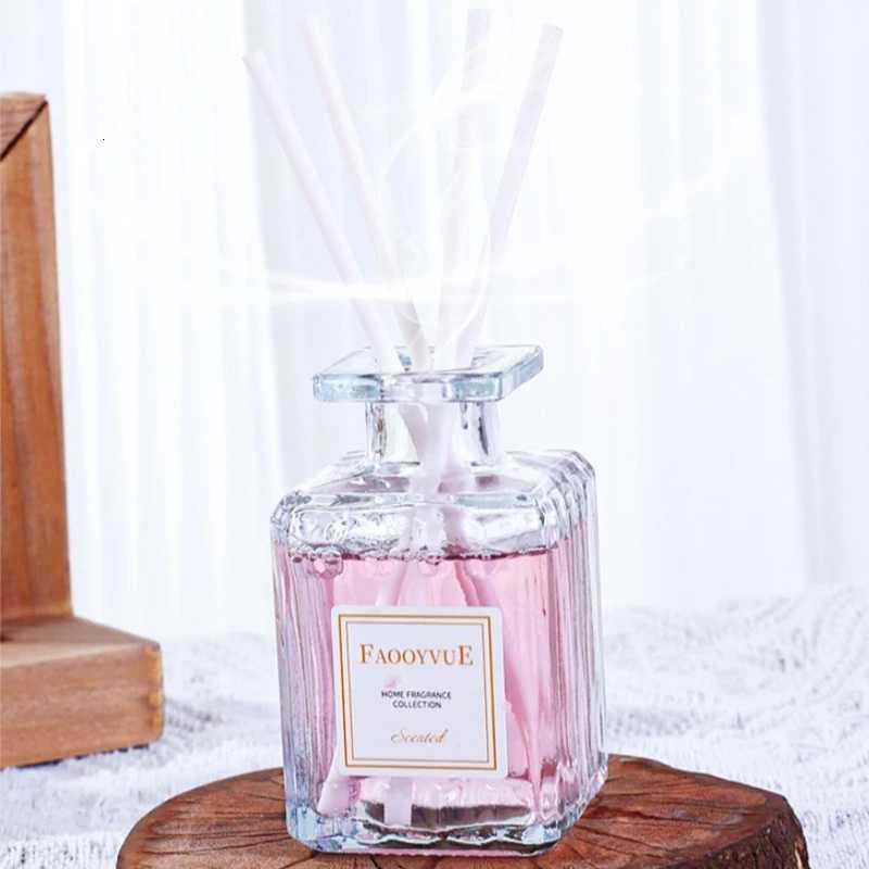 50ml Reed Diffuser Sets Hotel Bathroom Rattan Sticks Aromatherapy Diffuser Air Freshener Plant Home Fragrance Refill Oil Y251204