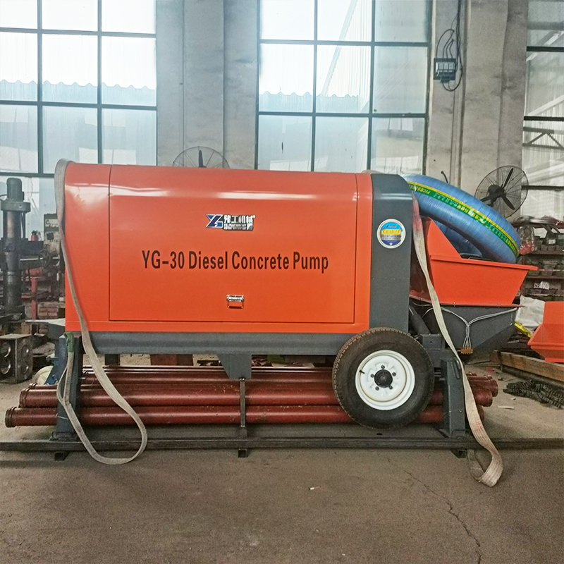 Factory Sales Concrete Line Pump Small Mini Trailer Stationary Concrete Pump