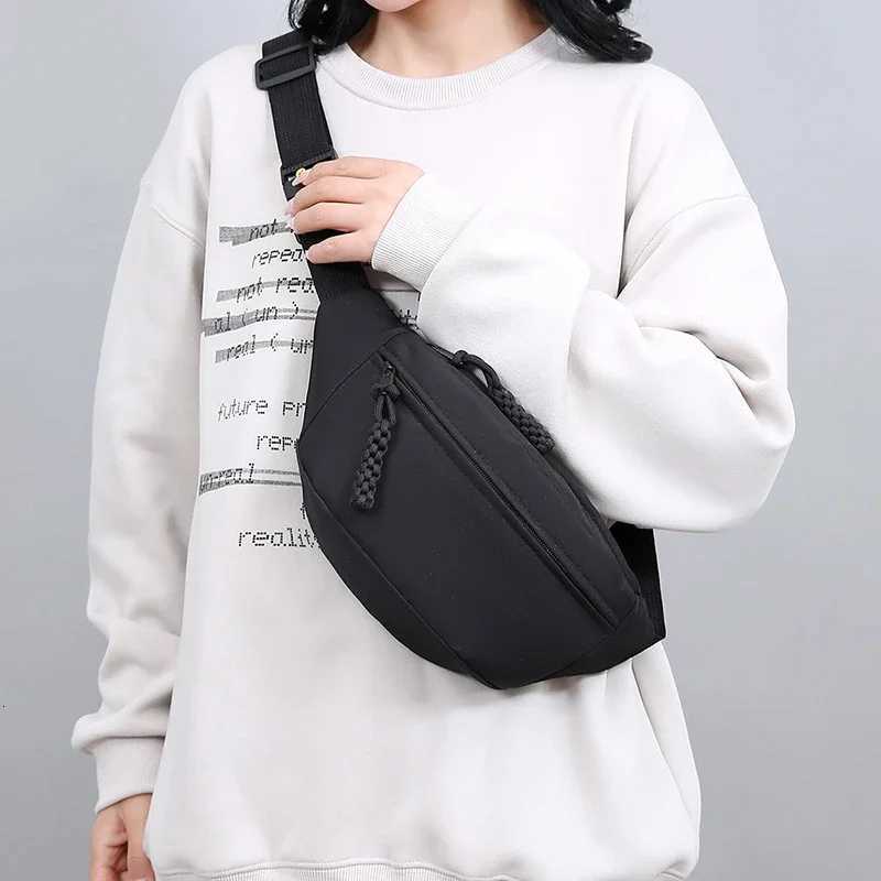 Nylon Messenger Bags Nylon Cross body Chest Bag Dumpling Bag for Women Nylon Crossbody Bag Half Moon Armpit Bag Shoulder BagsT251204